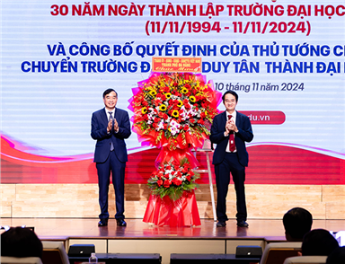 Đại học Duy Tân tổ chức Lễ Kỷ niệm 30 năm Ngày thành lập (11/11/1994-11/11/2024)