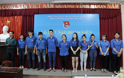 Lễ Kết nạp Đoàn viên mới năm 2016