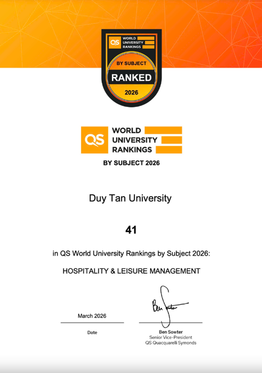 Việt Nam có ngành học vào top 50 thế giới