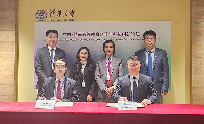 Đại học Duy Tân và Đại học Thiên Tân ký kết hợp tác chiến lược