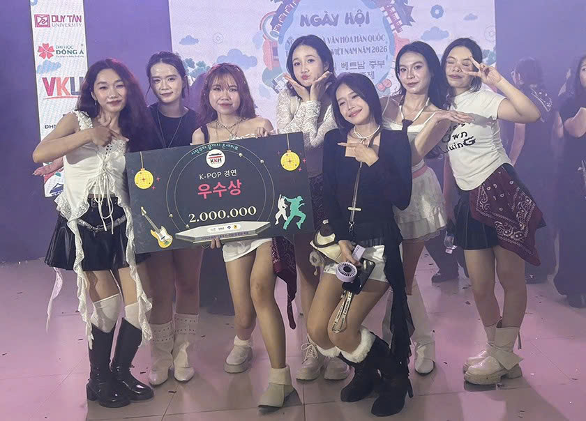 SV Duy Tân với các giải ấn tượng tại Ngày hội Ngôn ngữ và Văn hóa Hàn Quốc 2026