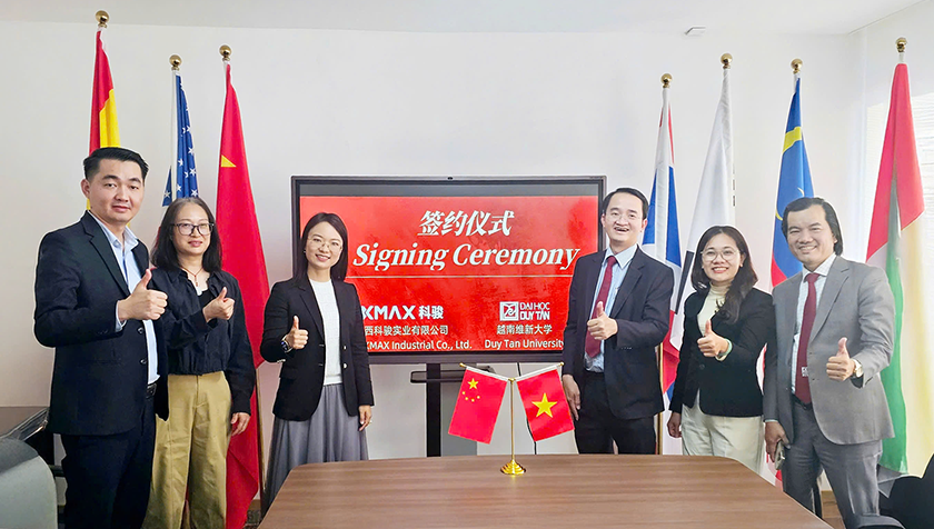 ĐH Duy Tân ký kết thỏa thuận hợp tác chiến lược với Công ty Jiangxi KMAX