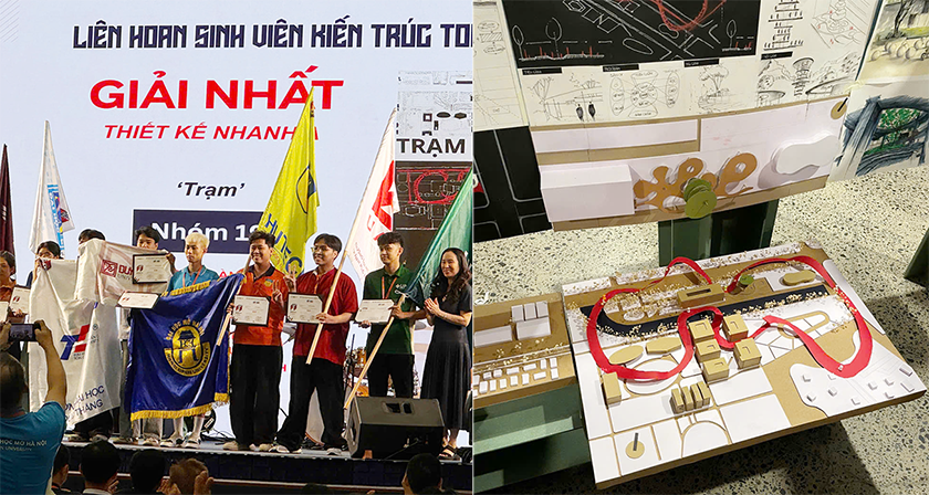 Sinh viên Duy Tân thắng giải tại Festival kiến trúc 2026