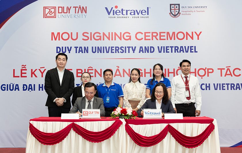 ĐH Duy Tân Ký kết hợp tác cùng Vietravel&nbsp;