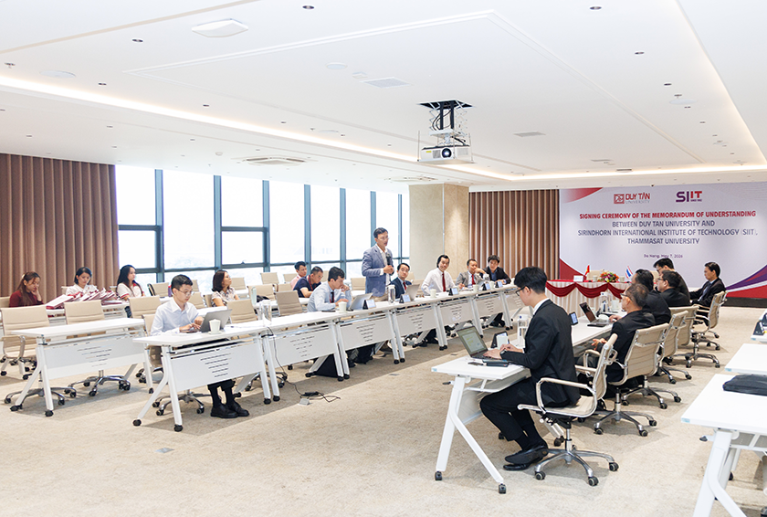ĐH Duy Tân Ký kết hợp tác với Viện Công nghệ Quốc tế Sirindhorn 