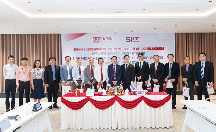 ĐH Duy Tân Ký kết hợp tác với Viện Công nghệ Quốc tế Sirindhorn 