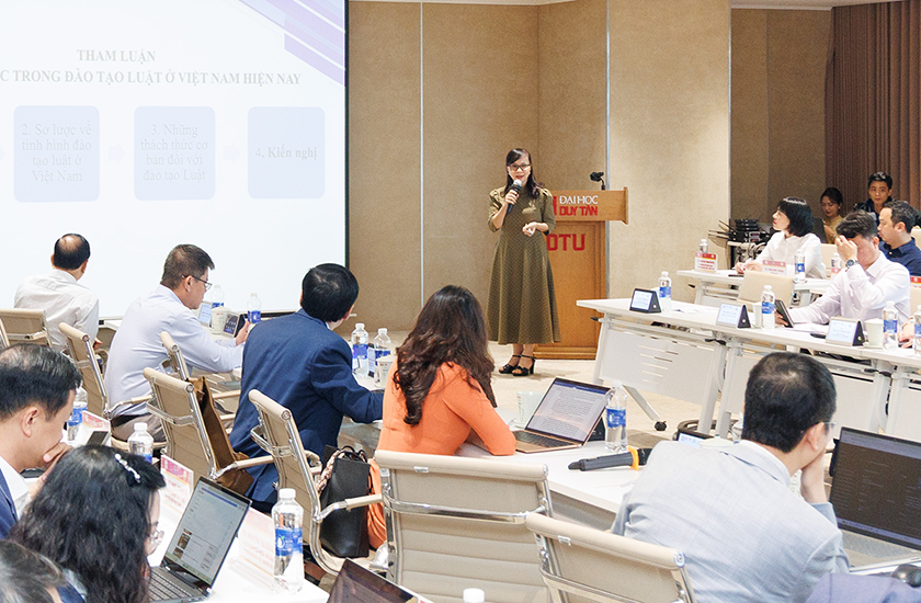 Hơn 70 đơn vị cùng DTU tìm giải pháp phát triển nhân lực luật