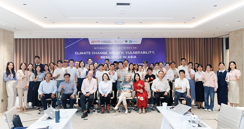 Hội thảo Khoa học Quốc tế với chủ đề “Biến đổi khí hậu, Sức khỏe, Tính dễ tổn thương và Khả năng phục hồi tại Châu Á”