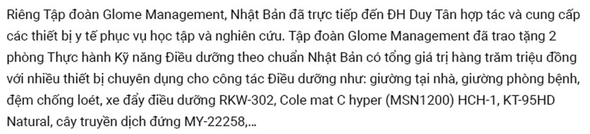 ĐH Duy Tân đào tạo các ngành Điều dưỡng, Kỹ thuật Xét nghiệm và Kỹ thuật Y sinh