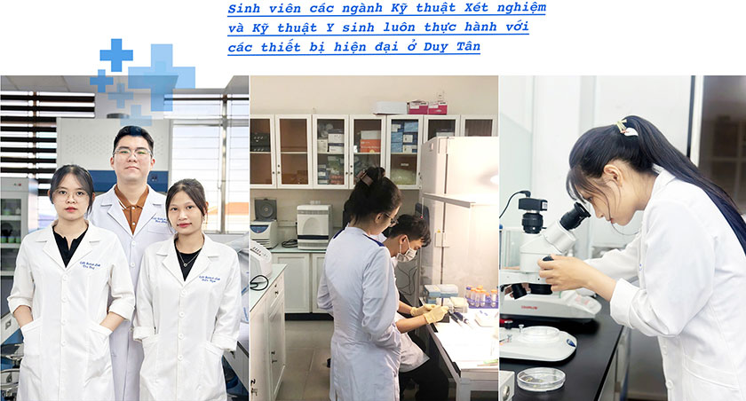 ĐH Duy Tân đào tạo các ngành Điều dưỡng, Kỹ thuật Xét nghiệm và Kỹ thuật Y sinh
