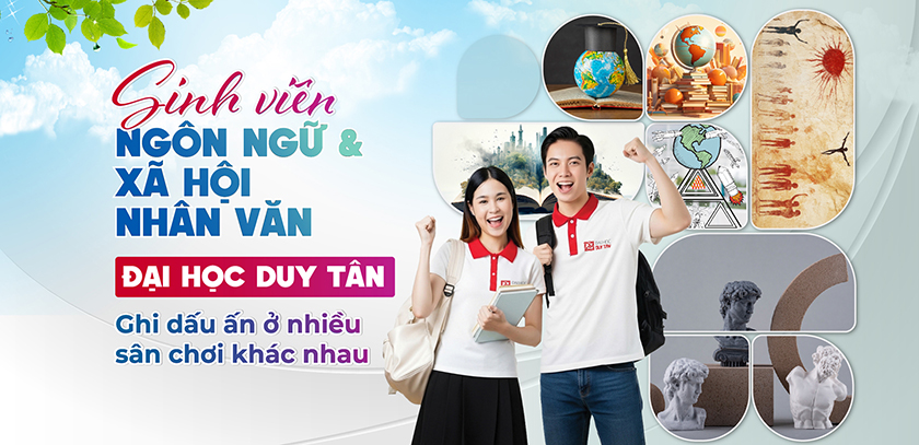 SV Ngôn ngữ và Xã hội nhân văn ĐH Duy Tân ghi dấu ấn ở nhiều sân chơi