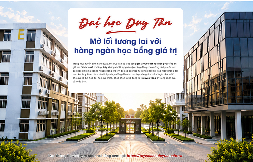 Vì sao nên chọn Đại học Duy Tân là nguyện vọng 1?