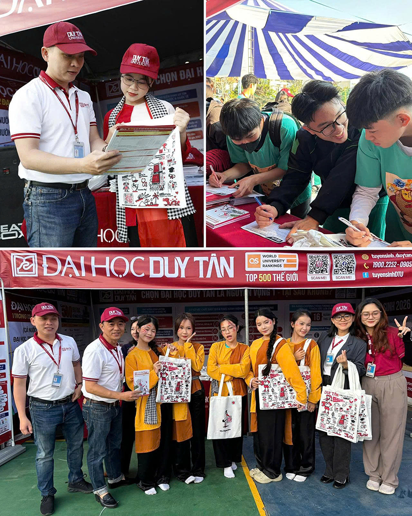 Đại học Duy Tân mang đến cho sinh viên nhiều cơ hội học tập với đa dạng các ngành nghề