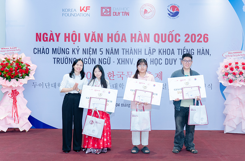 Ngày hội Văn hóa Hàn Quốc 2026 tại Đại học Duy Tân