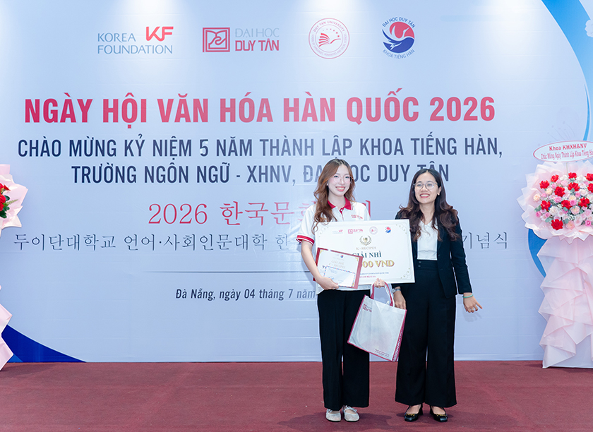 Ngày hội Văn hóa Hàn Quốc 2026 tại Đại học Duy Tân