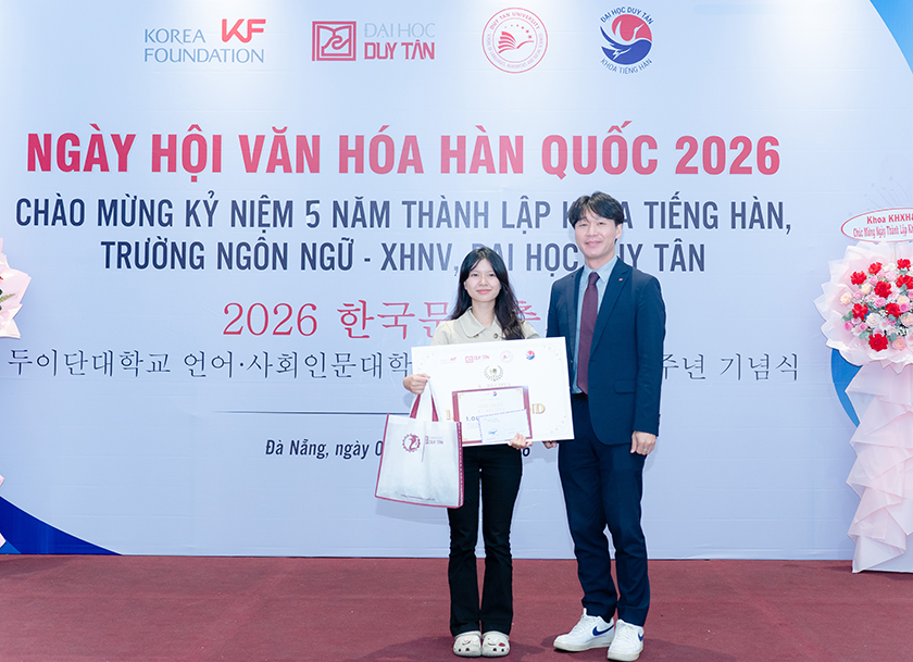 Ngày hội Văn hóa Hàn Quốc 2026 tại Đại học Duy Tân