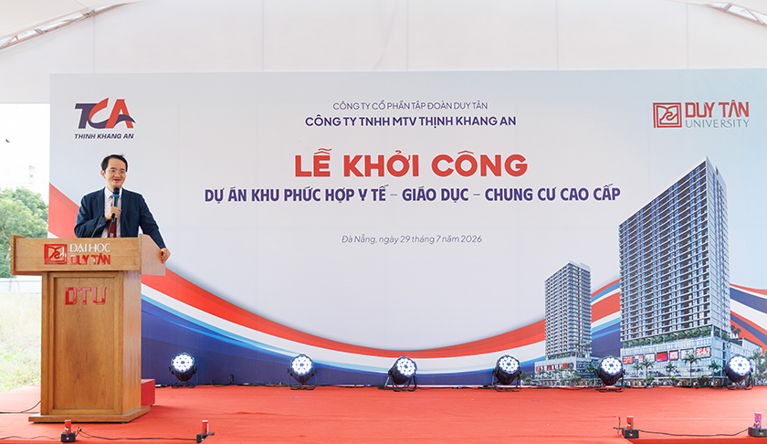 Khởi công Dự án khu Phức hợp Y tế - Giáo dục Chung cư Cao cấp thuộc Hệ Sinh thái Du lịch Y tế của Đại học Duy Tân