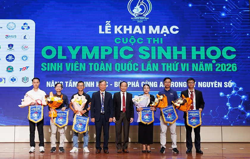 Khai mạc Olympic Sinh học Sinh viên Toàn quốc lần thứ VI năm 2026 tại Đại học Duy Tân