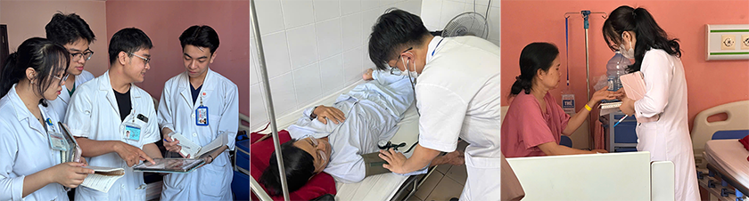 288 sinh viên Đại học Duy Tân thực tập lâm sàng tại Bệnh viện Trung ương Huế