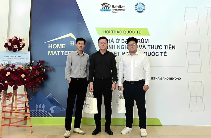 Sinh viên Đại học Duy Tân đạt giải quốc tế với Thiết kế ‘Tổ ấm’ cho Làng Nủ