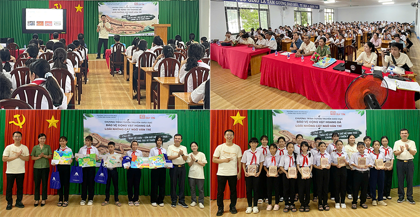 Nhà Khoa học DTU nghiên cứu bảo tồn Nhông cát Ngô Văn Trí, nâng cao nhận thức cộng đồng