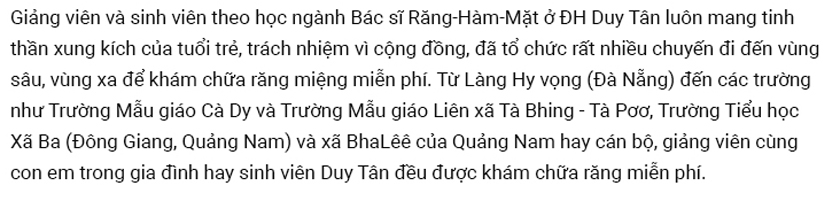 Ngành Bác sĩ Đa khoa và Bác sĩ Răng - Hàm - Mặt ở DTU với cơ hội thực tập lâm sàn với người bệnh