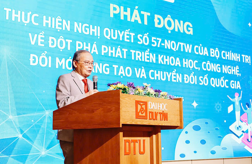 ĐH Duy Tân Phát động Thực hiện Nghị quyết số 57-NQ/TW của Bộ Chính trị