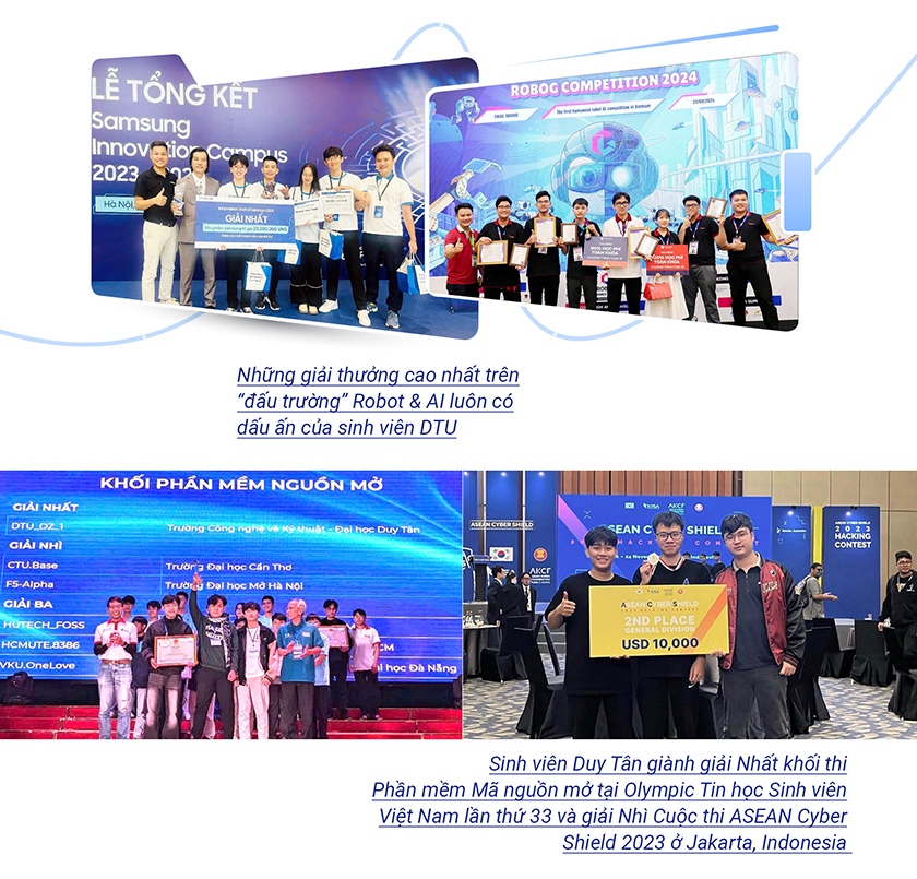Sinh viên IT ĐH Duy Tân nhận lương ngàn đô sau tốt nghiệp, liên tiếp Vô địch Robot&AI