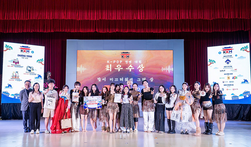Sinh viên Đại học Duy Tân giành giải cao tại ngày hội Hàn Quốc