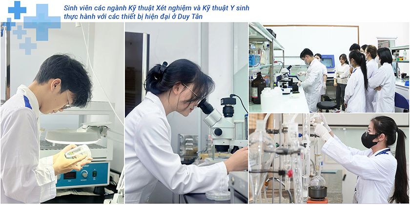 Đại học Duy Tân đào tạo Điều dưỡng, Kỹ thuật Xét nghiệm và Kỹ thuật Y sinh