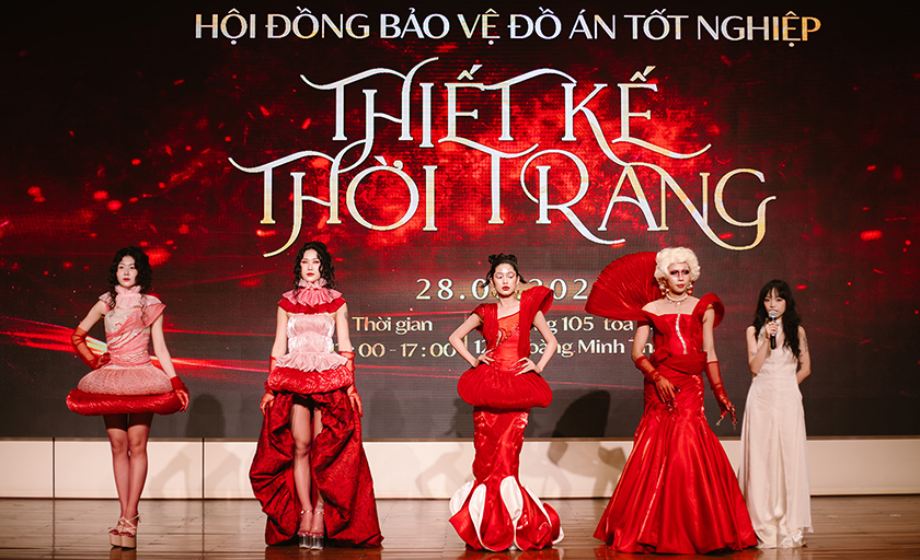 Show đồ án tốt nghiệp thời trang dạ hội đầy cảm hứng của sinh viên Đại học Duy Tân