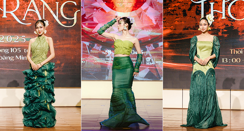 Show đồ án tốt nghiệp thời trang dạ hội đầy cảm hứng của sinh viên Đại học Duy Tân
