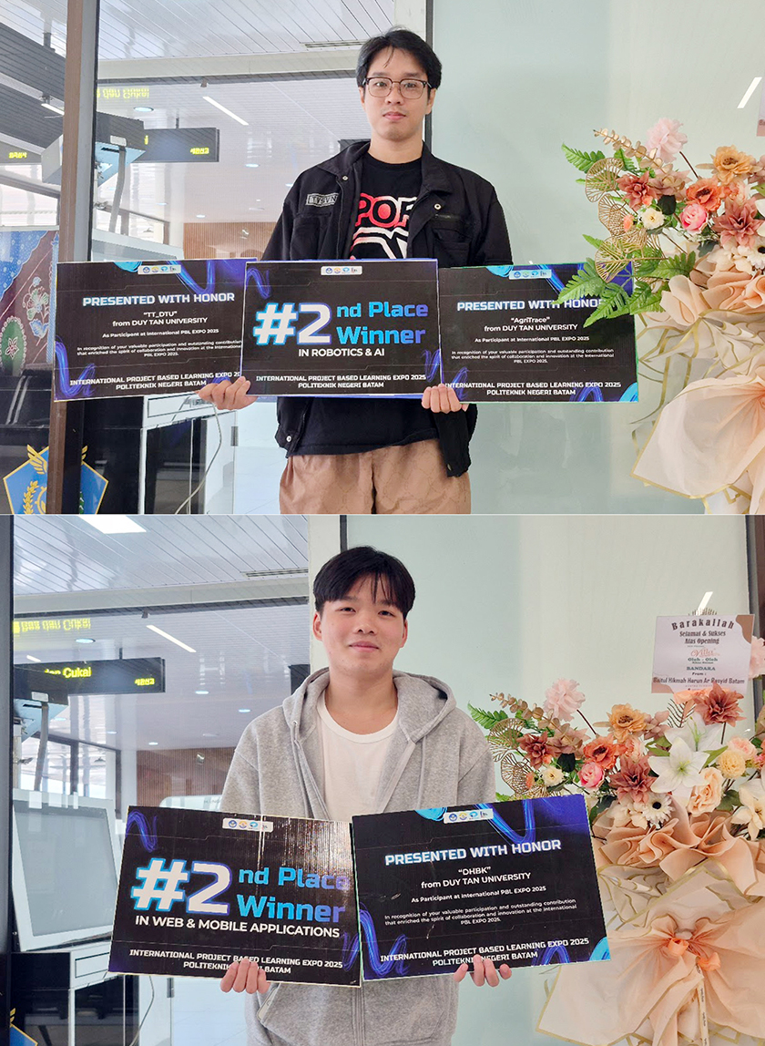 SV ĐH Duy Tân là nhà vô địch, nhiều giải nhất, nhì tại International PBL Expo 2025