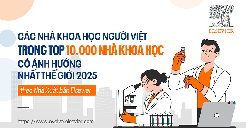 Các nhà khoa học người Việt trong Top 10.000 Nhà Khoa học có ảnh hưởng nhất thế giới 2025