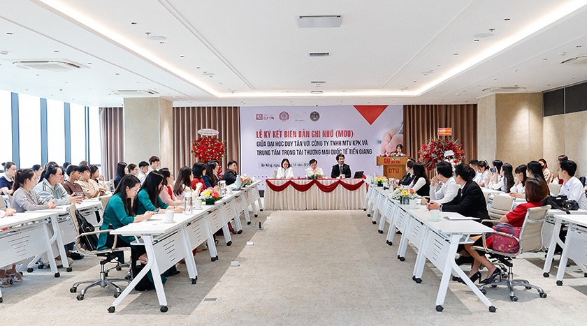Đại học Duy Tân ký kết hợp tác với Công ty Luật KPK và Trung tâm trọng tài Quốc tế Tiền Giang