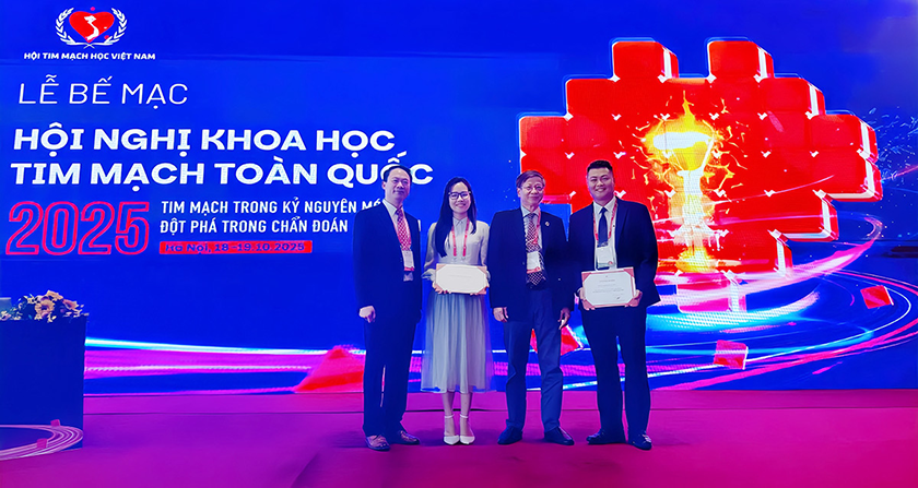 Giảng viên y khoa ĐH Duy Tân giành giải cao tại hội nghị tim mạch