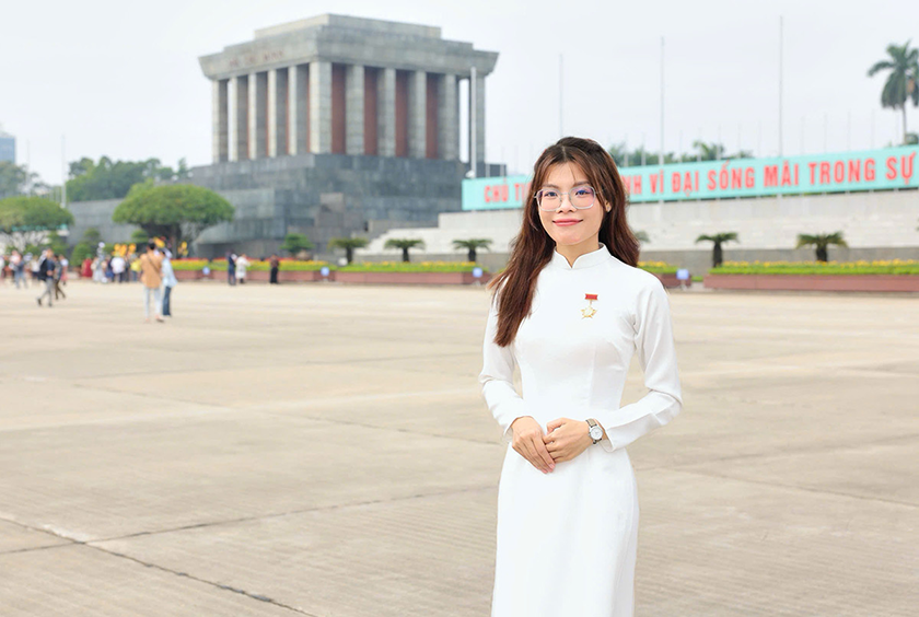 Nữ sinh ĐH Duy Tân đạt Giải Nữ sinh Khoa học Công nghệ Việt Nam 2025