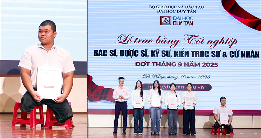 Hồ Dân Chính - Sinh viên ĐH Duy Tân với hành trình đầy nghị lực trên giảng đường