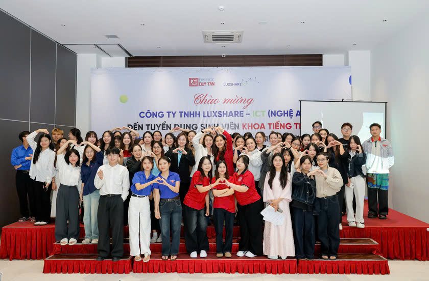 Công ty Luxshare - ICT  (Nghệ An) tuyển dụng sinh viên Khoa Tiếng Trung, Đại học Duy Tân