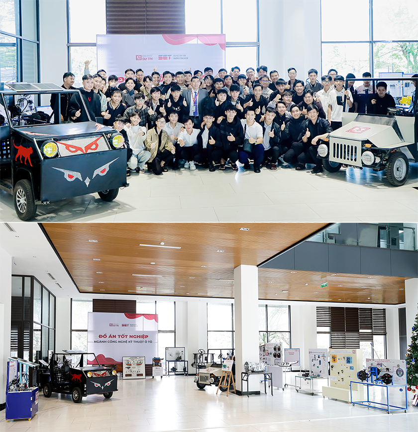 Sinh viên ÐH Duy Tân chuy?n th? Ð? án T?t nghi?p thành các mô hình và s?n ph?m th?c t?