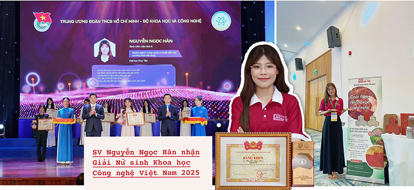 2025: Năm học với nhiều giải Nhất của SV ĐH Duy Tân