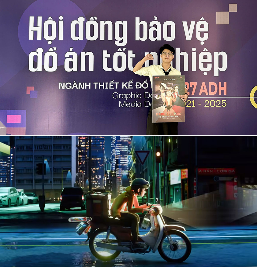 Sinh viên Duy Tân tốt nghiệp với Đồ án Phim hoạt hình 3D
