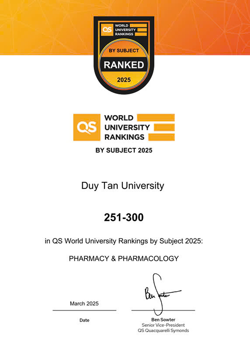 ĐH Duy Tân đào tạo ngành Công nghệ Sinh học và Dược sĩ Đại học tích hợp các đồ án nghiên cứu