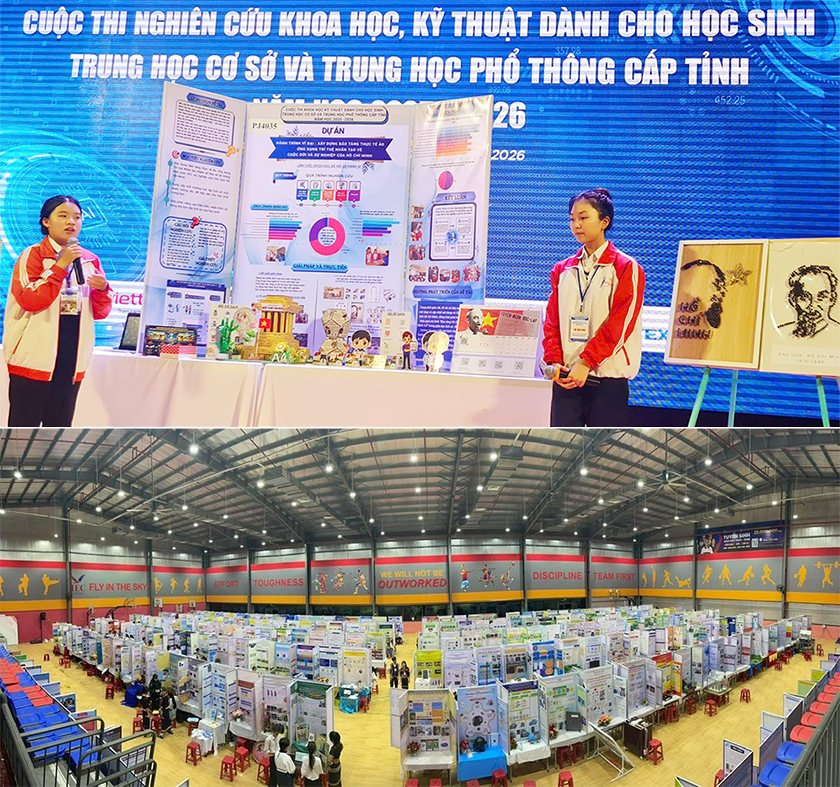 ÐH Duy Tân d?ng hành cùng Cu?c thi Khoa h?c k? thu?t THPT t?i nhi?u t?nh, thành