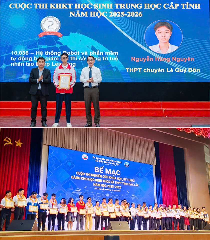 ÐH Duy Tân d?ng hành cùng Cu?c thi Khoa h?c k? thu?t THPT t?i nhi?u t?nh, thành