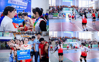 DTU Crowned Champions of the 2024 Da Nang Youth Volleyball Tournament