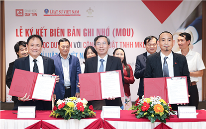 DTU Signs and MOU with MKLAW Law Firm and Vietnam Lawyers Journal