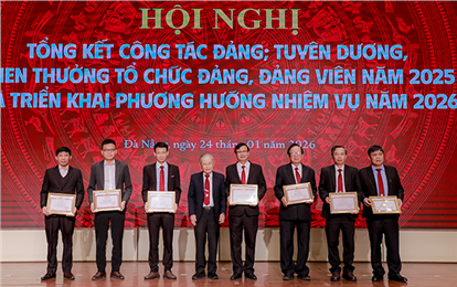 Hội nghị Tổng kết Công tác Đảng năm 2025 và Triển khai Phương hướng, Nhiệm vụ năm 2026