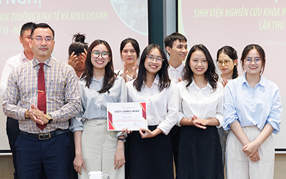 Hội nghị Sinh viên Nghiên cứu Khoa học Trường Kinh tế & Kinh doanh lần thứ VI