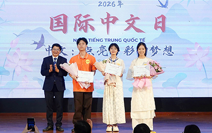 Sinh viên ĐH Duy Tân giành giải cao ở các sân chơi Ngôn ngữ Trung Quốc, Hàn Quốc 2026